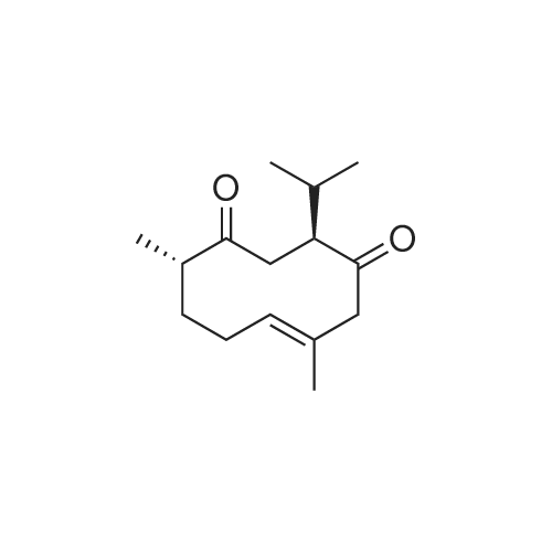 Curdione 化学结构 CAS号：13657-68-6