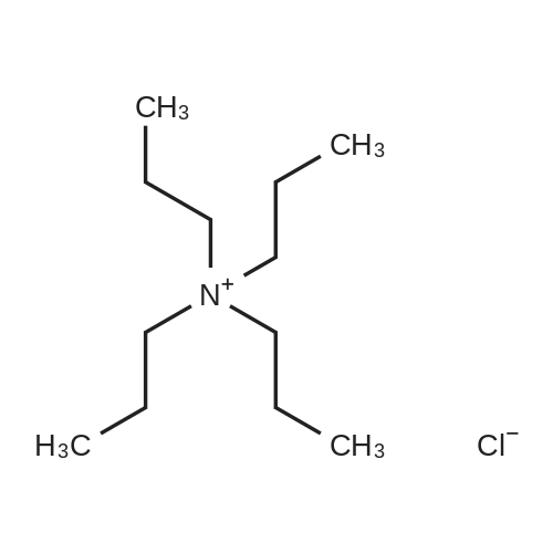 Tetrapropylammonium chloride/四丙基氯化铵 化学结构 CAS号：5810-42-4