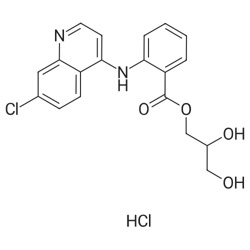 Glafenine HCl 化学结构 CAS号：65513-72-6