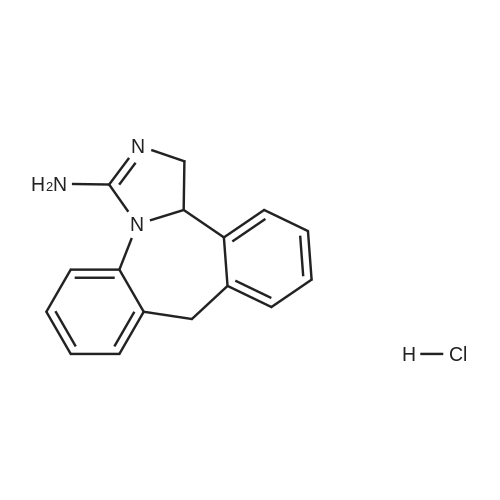 Epinastine HCl 化学结构 CAS号：108929-04-0