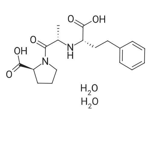 Enalaprilat Dihydrate 化学结构 CAS号：84680-54-6