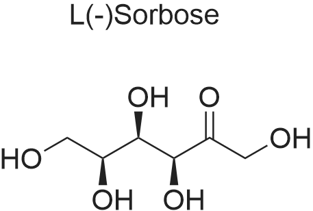 L-(-)-Sorbose 化学结构 CAS号：87-79-6