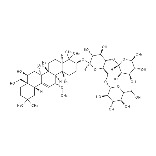 11(α)-Methoxysaikosaponin F 化学结构 CAS号：104109-37-7