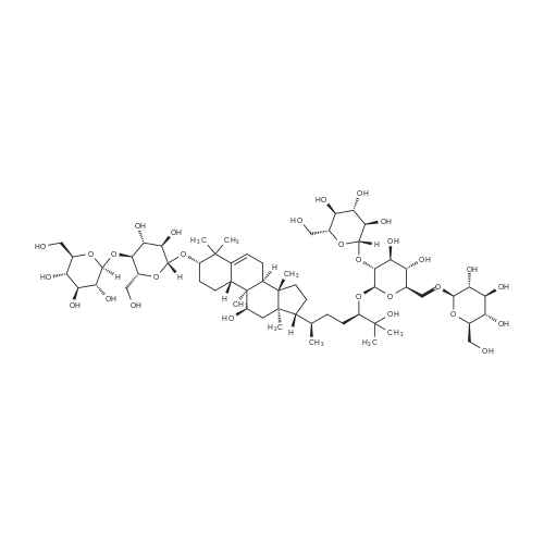 Isomogroside V 化学结构 CAS号：1126032-65-2