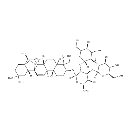 Buddlejasaponin IV 化学结构 CAS号：139523-30-1