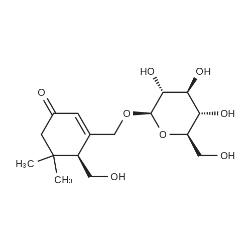 Jasminoside B 化学结构 CAS号：214125-04-9