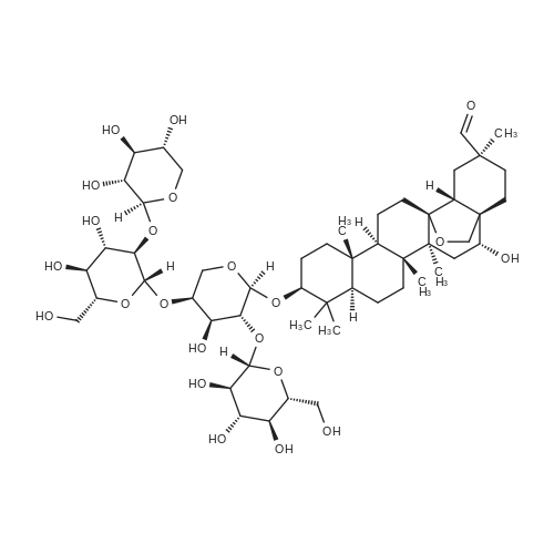 Ardisiacrispin A 化学结构 CAS号：23643-61-0