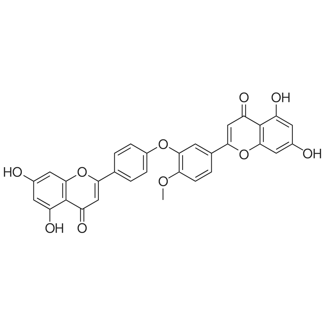 4'-O-Methylochnaflavone 化学结构 CAS号：49619-87-6