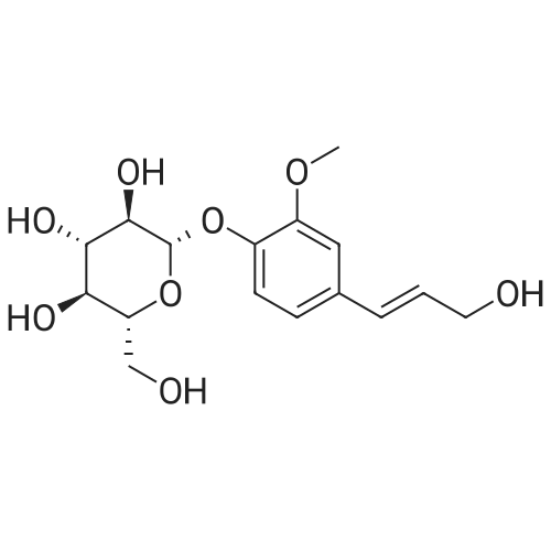 Coniferin 化学结构 CAS号：531-29-3