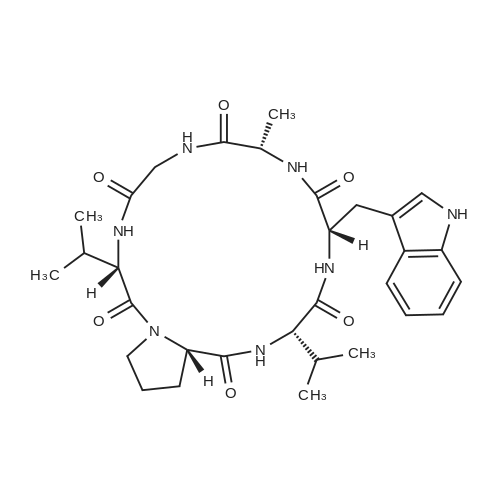 Segetalin A 化学结构 CAS号：161875-97-4