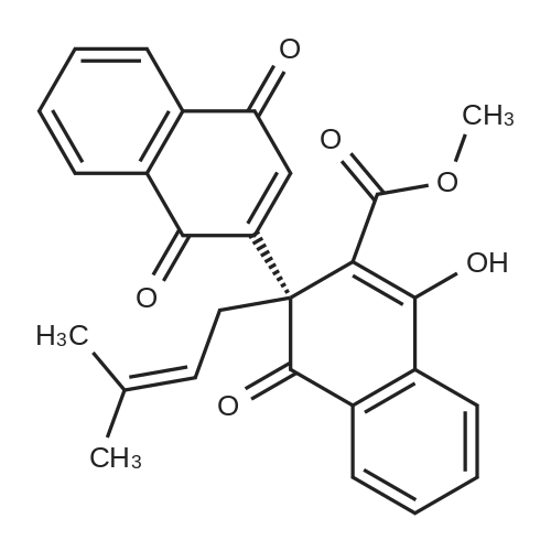 Rubipodanone A 化学结构 CAS号：2170211-22-8