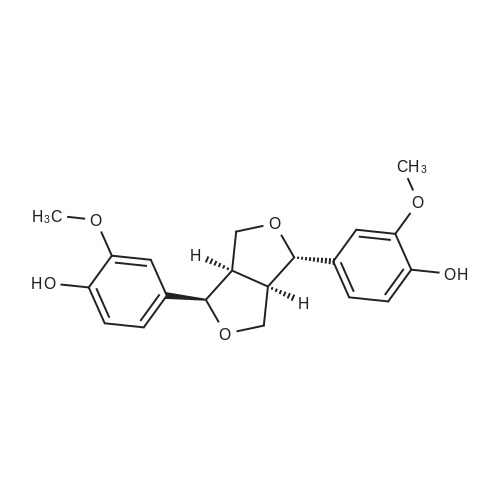 (+)-Epipinoresinol 化学结构 CAS号：24404-50-0