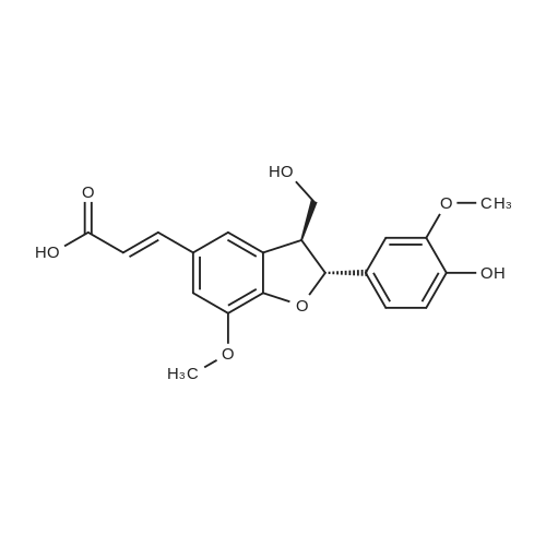 Glycosmisic acid 化学结构 CAS号：443908-19-8