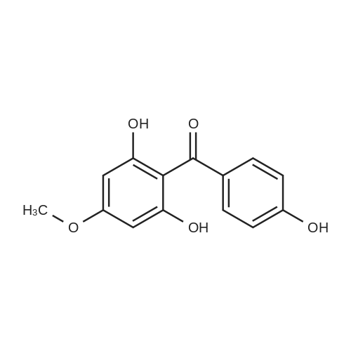 2,6,4'-Trihydroxy-4-methoxybenzophenone 化学结构 CAS号：55051-85-9