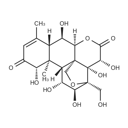 Yadanziolide B 化学结构 CAS号：95258-13-2