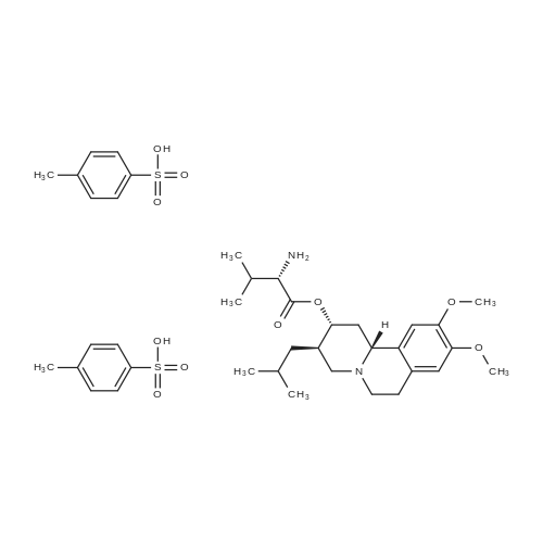 Valbenazine tosylate 化学结构 CAS号：1639208-54-0