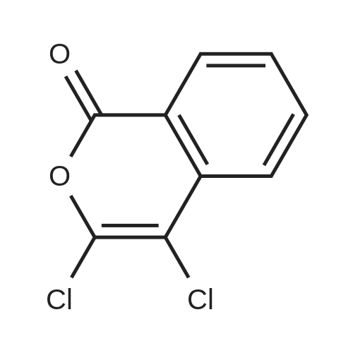 3,4-Dichloroisocoumarin 化学结构 CAS号：51050-59-0