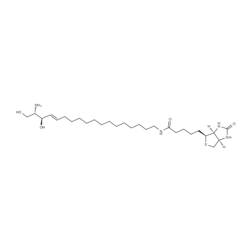 Biotinylated sphingosine 化学结构 CAS号：752987-57-8