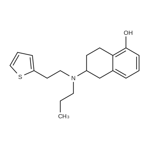 (Rac)-Rotigotine 化学结构 CAS号：92206-54-7