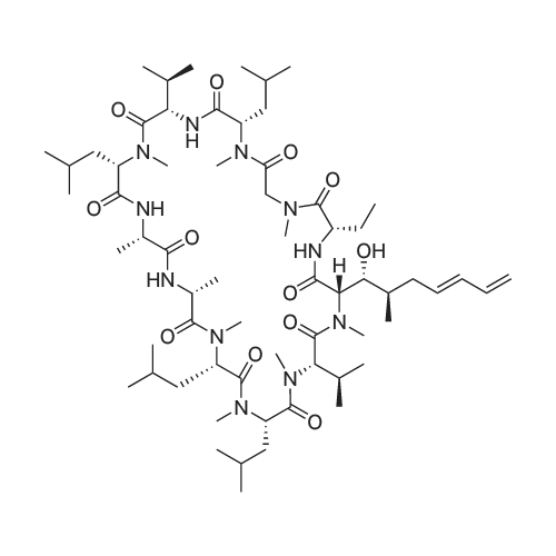 Voclosporin 化学结构 CAS号：515814-01-4