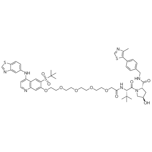 PROTAC_RIPK2 compound 3 化学结构 CAS号：1801547-16-9