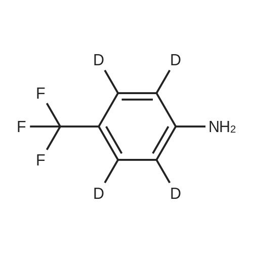 4-(Trifluoromethyl)aniline-d4 化学结构 CAS号：1219795-48-8