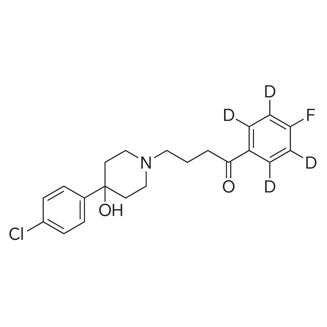 Haloperidol (D4') 化学结构 CAS号：136765-35-0