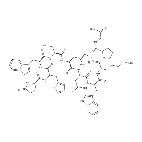 LGnRH-III, lamprey 化学结构 CAS号：147859-97-0