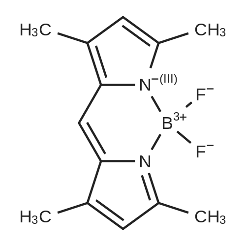 BODIPY 505/515 化学结构 CAS号：21658-70-8