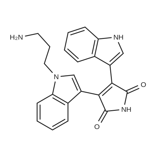 Bisindolylmaleimide III 化学结构 CAS号：137592-43-9