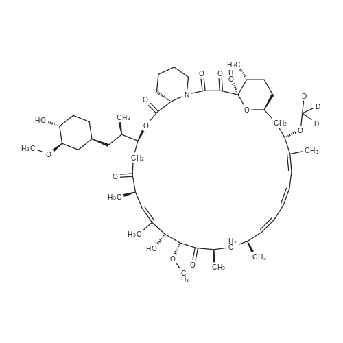 Rapamycin-d3 化学结构 CAS号：392711-19-2