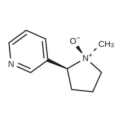 (1′S,2′S)-Nicotine-1'-oxide 化学结构 CAS号：51095-86-4