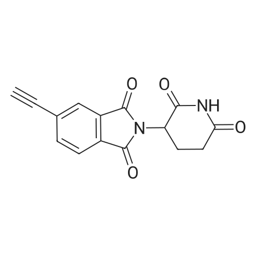 2-(2,6-Dioxopiperidin-3-yl)-5-ethynylisoindoline-1,3-dione 化学结构 CAS号：2154356-63-3