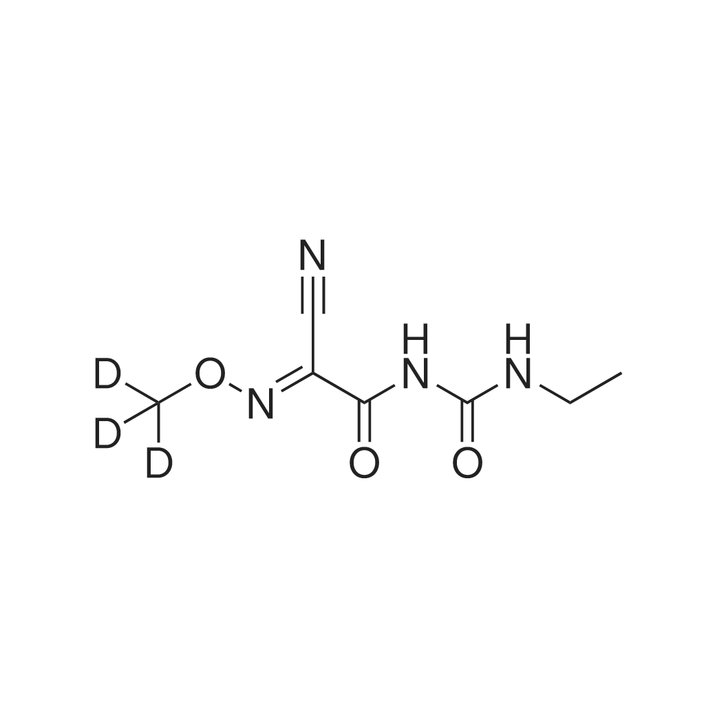 Cymoxanil-d3/霜脲氰 d3 化学结构 CAS号：2140803-92-3