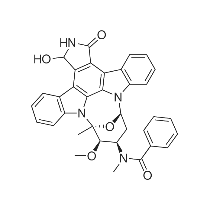 3-Hydroxy Midostaurin 化学结构 CAS号：179237-49-1