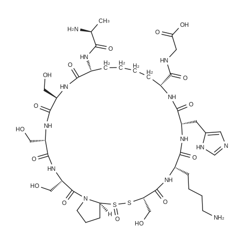 Transdermal Peptide Disulfide 化学结构 CAS号：888486-23-5