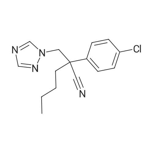 Myclobutanil/腈菌唑 化学结构 CAS号：88671-89-0