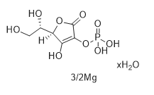 L-Ascorbic acid 2-phosphate magnesium hydrate 化学结构 CAS号：1713265-25-8