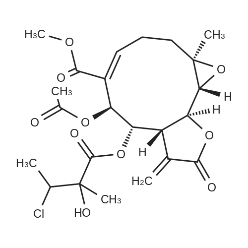 Enhydrin chlorohydrin 化学结构 CAS号：38230-99-8