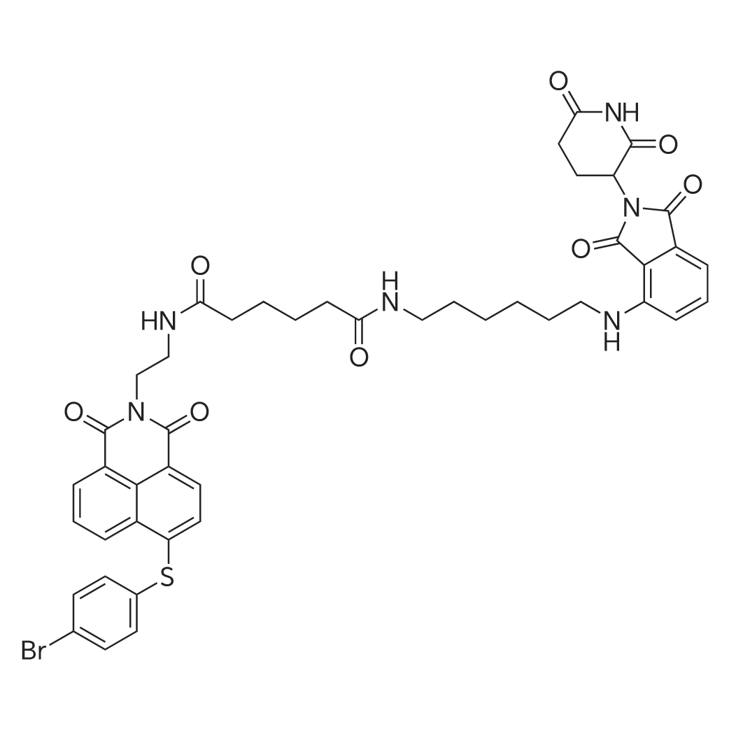 Mcl-1/Bcl-2 PROTAC compound C3 化学结构 CAS号：2163793-38-0