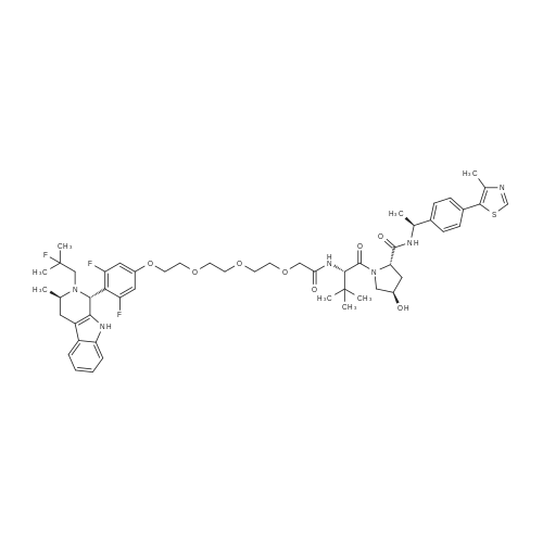 PROTAC ER Degrader-4 化学结构 CAS号：2361114-15-8