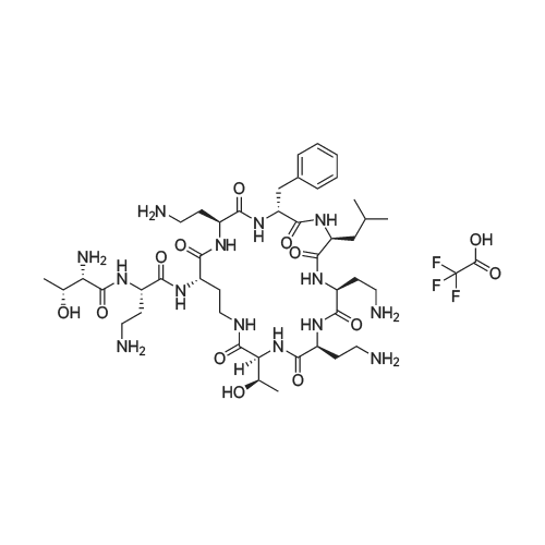 Polymyxin B nonapeptide TFA 化学结构 CAS号：2220175-42-6