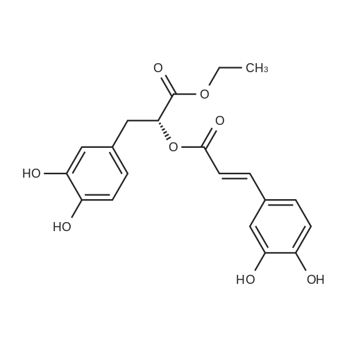 Ethyl rosmarinate 化学结构 CAS号：174591-47-0
