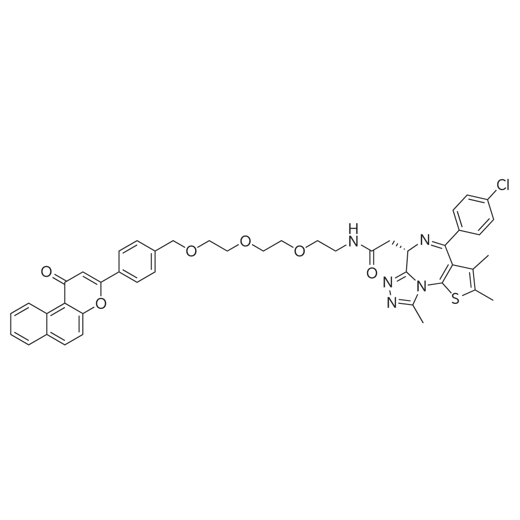 β-NF-JQ1 化学结构 CAS号：2380000-55-3