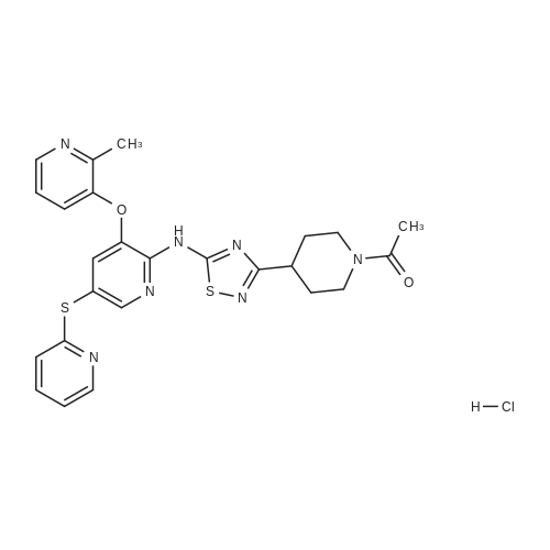 AR453588 HCl 化学结构 CAS号：1065606-97-4