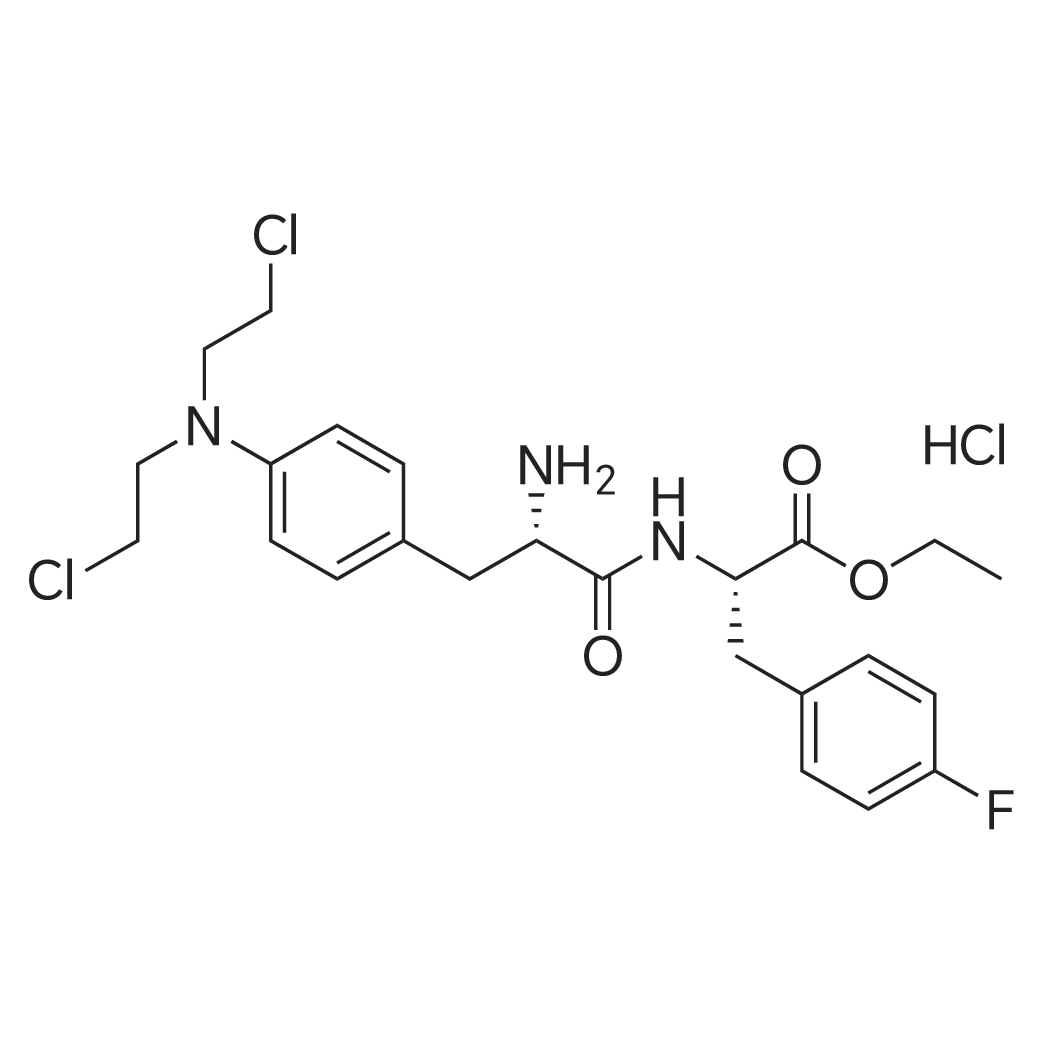 Melflufen hydrochloride 化学结构 CAS号：380449-54-7