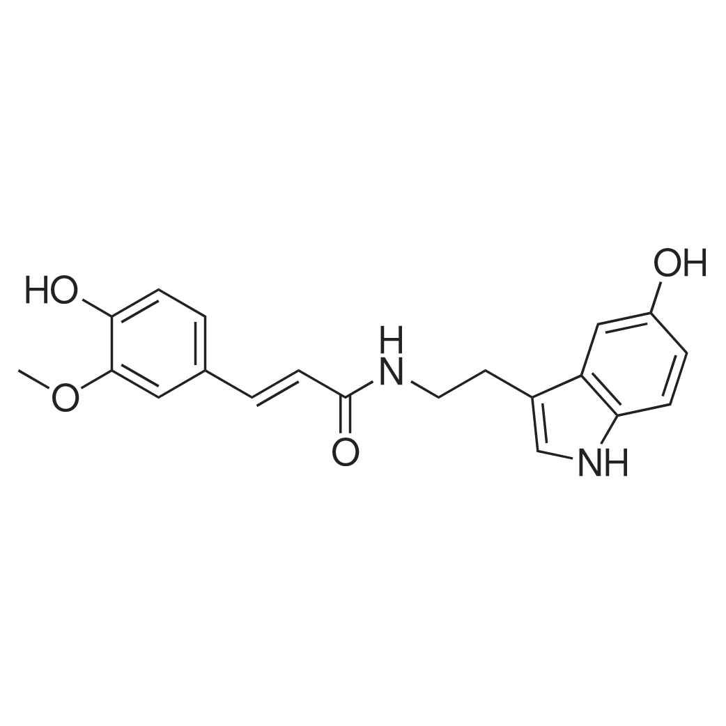 N-Feruloylserotonin 化学结构 CAS号：68573-23-9