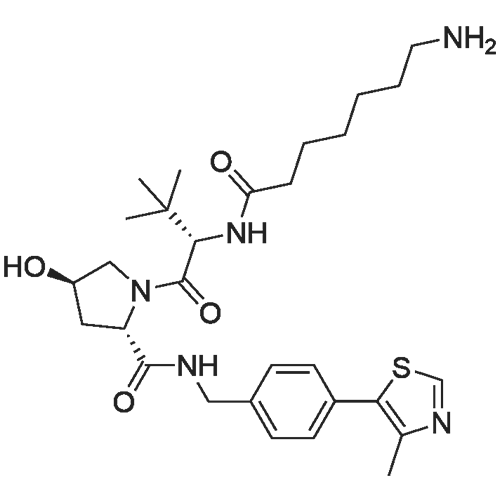 (S,R,S)-AHPC-C6-NH2 化学结构 CAS号：2306389-03-5