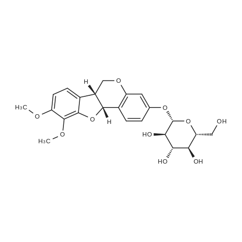 Methylnissolin-3-O-glucoside 化学结构 CAS号：94367-42-7