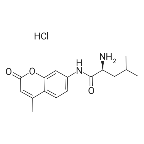 H-Leu-AMC·HCl 化学结构 CAS号：62480-44-8